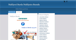 Desktop Screenshot of nakliyeciburda.com